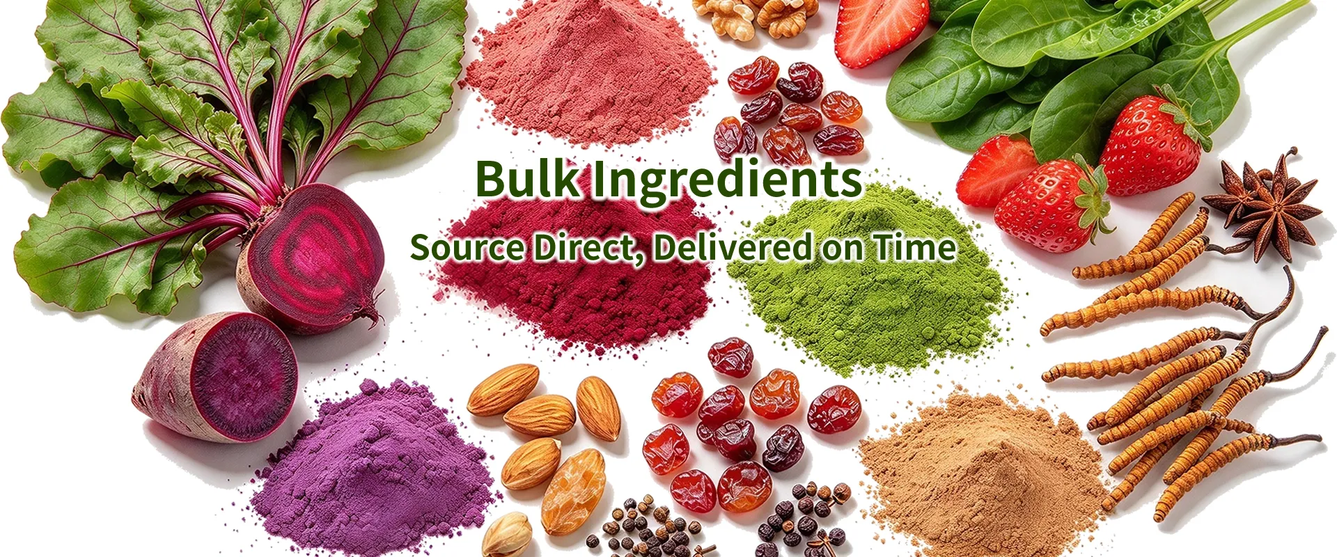 Bulk Ingredients Source Direct, Delivered on Time
