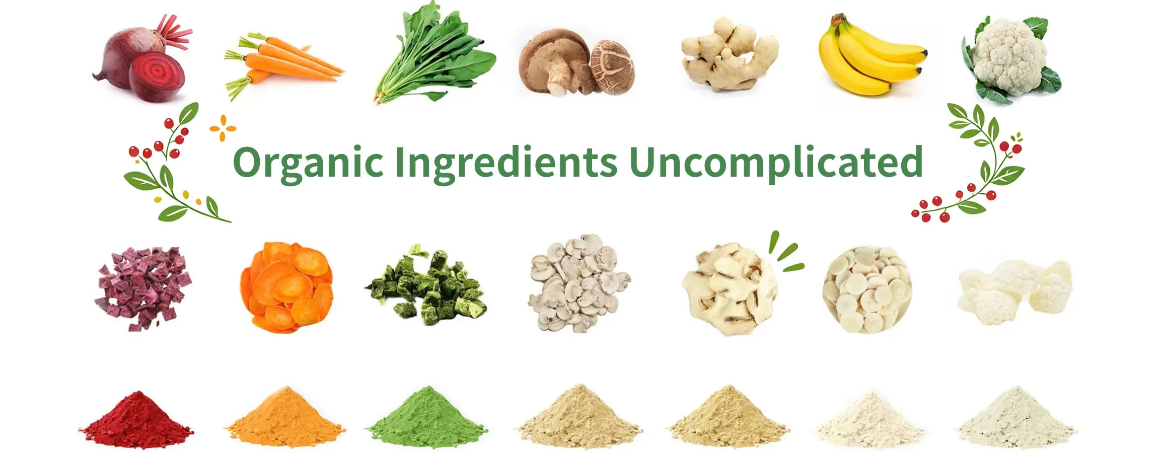Organic Ingredients Uncomplicated